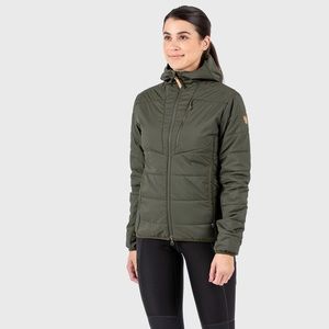 FJALLRAVEN Keb padded insulated hoodie jacket S NWT deep forest green 🌲